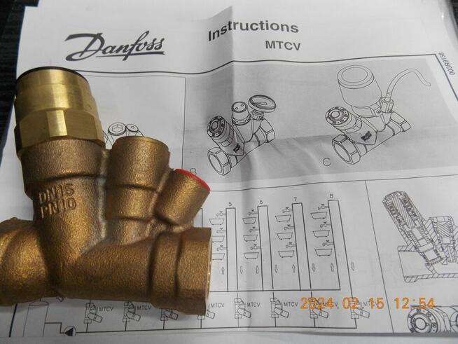 ZAWÓR TERMOSTATYCZNY DO C.W.U. MTCV DN15 DANFOSS