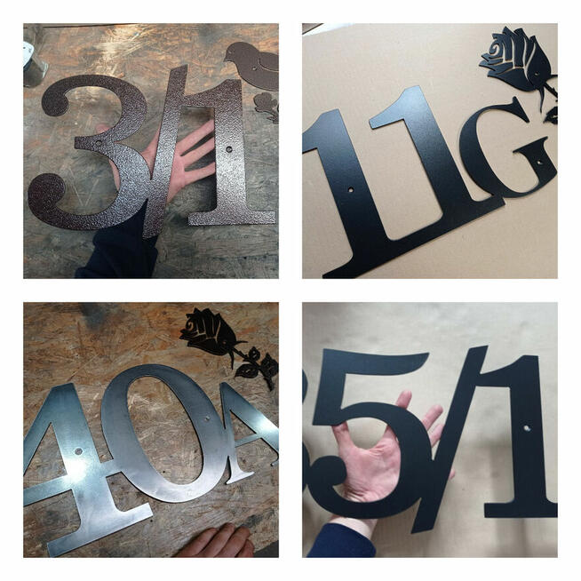 Numery na dom nazwy ulic ze stali. Numer domu nazwa ulicy