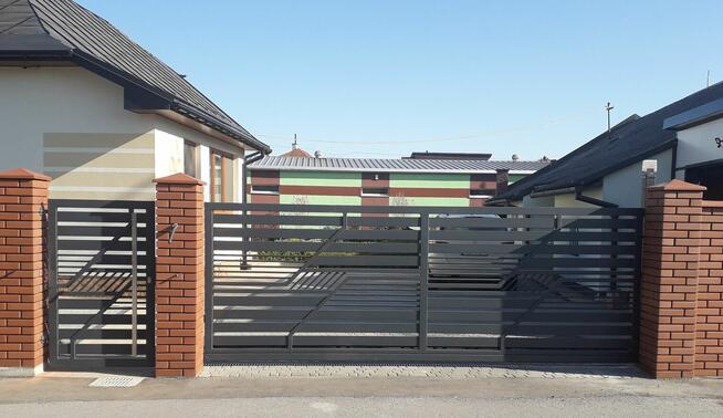 Ogrodzenia Gorlice modułowe metalowe indywidualne różny wzór