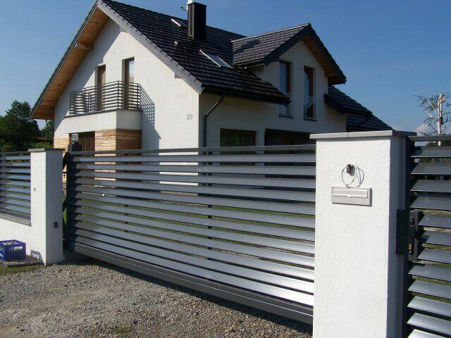 Ogrodzenia Gorlice modułowe metalowe indywidualne różny wzór