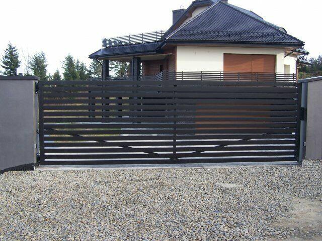 Ogrodzenia Gorlice modułowe metalowe indywidualne różny wzór