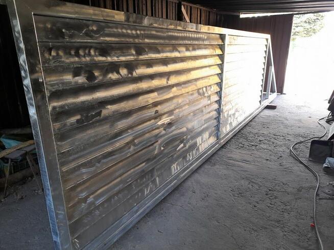 Brama przesuwna żaluzja 4 m, brama przesuwna, bramy