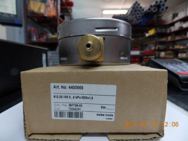 MANOMETR 0- 6 kPa M20x1,5