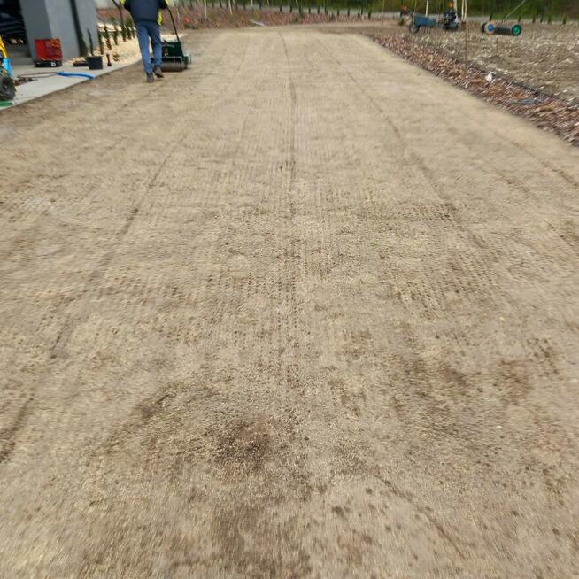 Usługi siewnikiem mechanicznym, siew mechaniczny trawnika