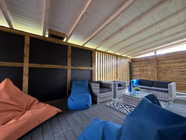 Bungalow z Bania Basen Sauna w Cenie Panieńskie-Kawalerskie