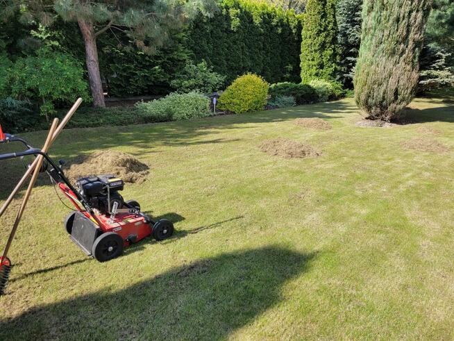 Wertykulacja trawnika