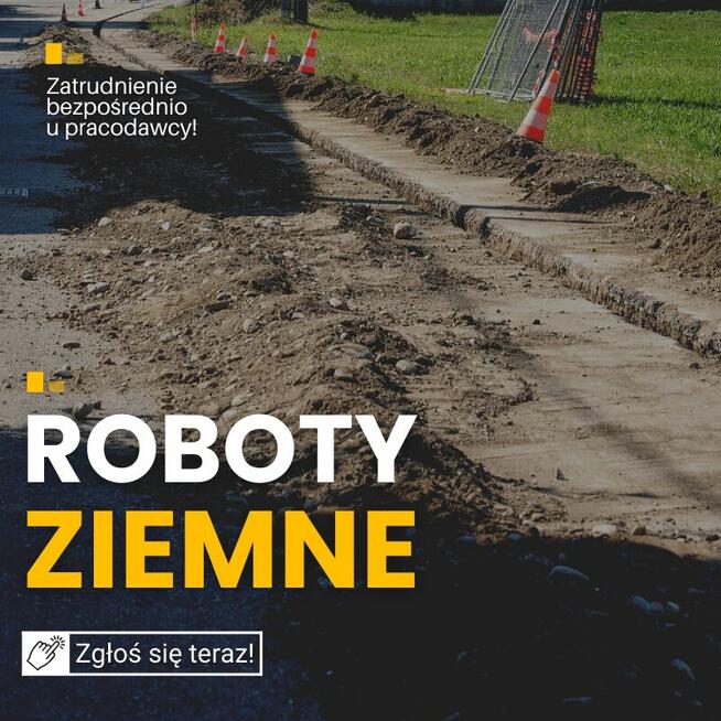 Pracownik drogowy z niemieckim - roboty ziemne