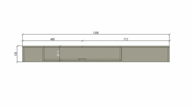 Blat łazienkowy ze zintegrowaną umywalką wykonaną na zamówie