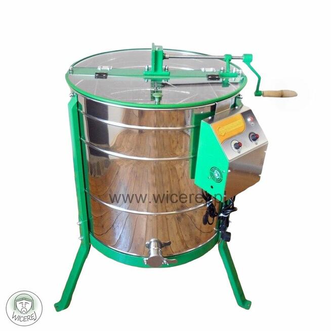 Miodarka Ręczno-Elektryczna 4 Ramkowa Nierdzewna Miodziarka