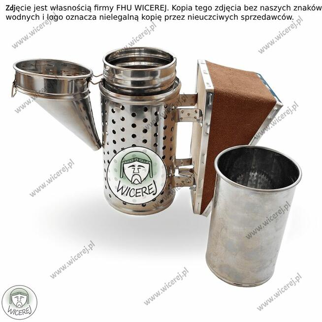 Podkurzacz Premium Nierdzewny Kwasoodporny z WKŁADEM i Chłod