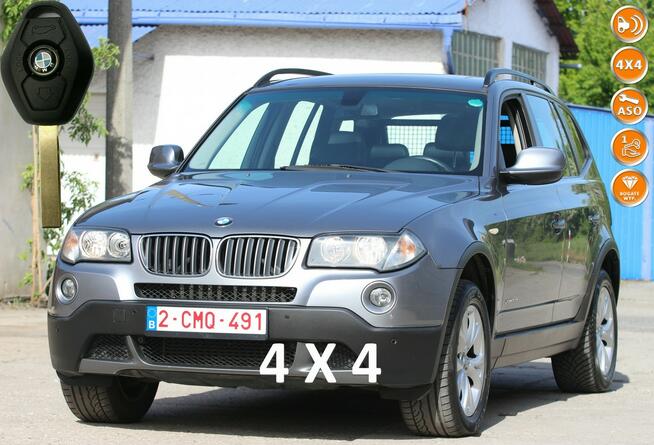 BMW X3 2010r. 2.0 Diesel 177KM 4x4 napęd PÓŁSKÓRY Alusy Klimatyzacją Opłacony