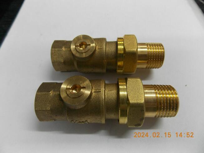 Złączki do MTCV15, z zaworami odcinającymi /2KPL/