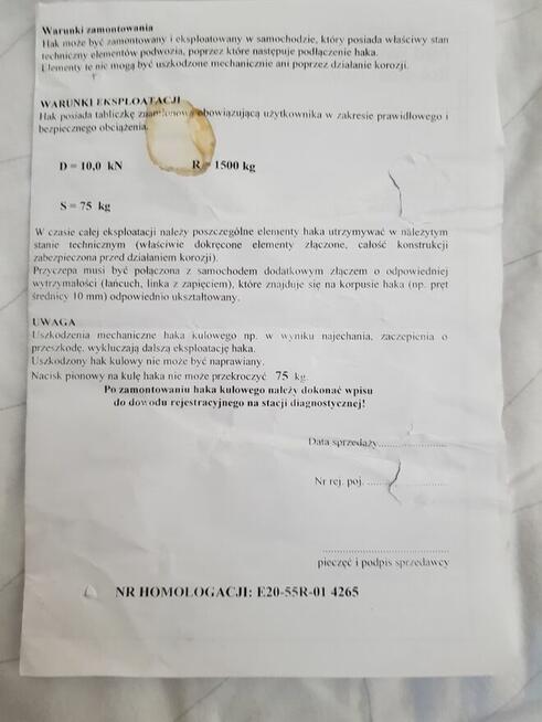 Nowy hak holowniczy do Ford Focus Kombi MK 3