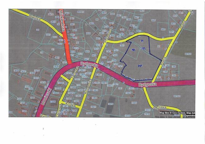 Urokliwie położony teren w Człopie na Pojezierzu Wałeckim
