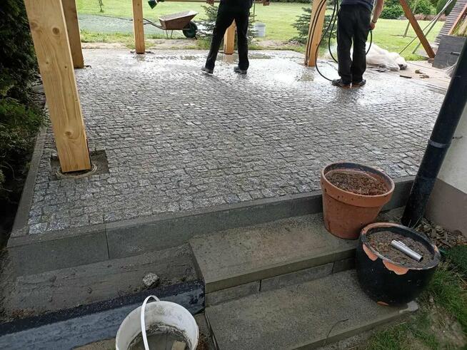 Prace brukarskie układanie kostki brukowej/granitowej itp