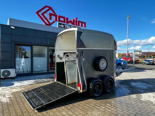 przyczepa do koni Bockman faktura VAT 2 konna 2000kg używana