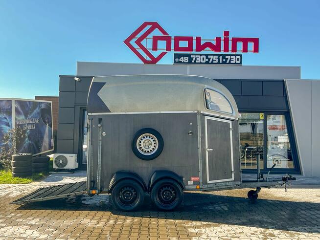 przyczepa do koni Bockman faktura VAT 2 konna 2000kg używana