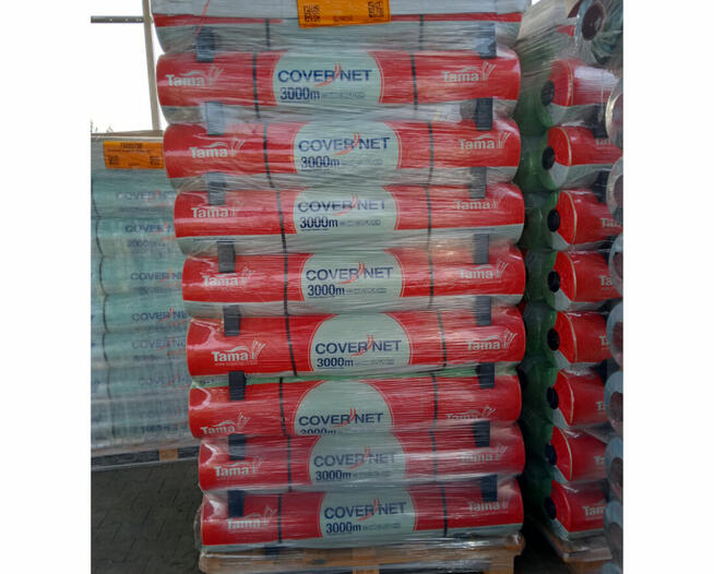 Siatka CoverNet 3000m TAMA do pras rolniczych paleta 36szt