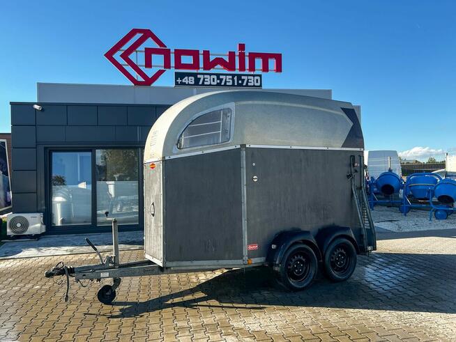 przyczepa do koni Bockman faktura VAT 2 konna 2000kg używana
