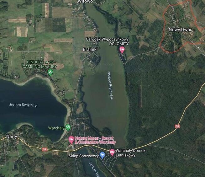 Działka budowlana Nowy Dwór gm. Jedwabno