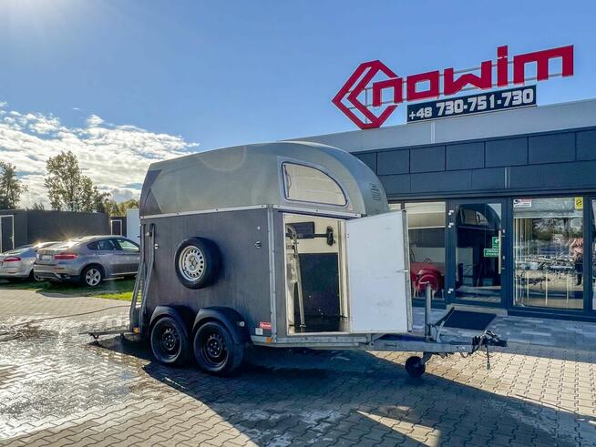 przyczepa do koni Bockman faktura VAT 2 konna 2000kg używana