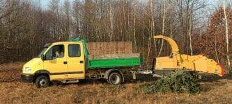 Usługi ogrodnicze koszenie kosiarka bijakową