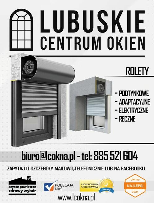 Okna, rolety, elewacje, Strzelce Krajeńskie i okolice