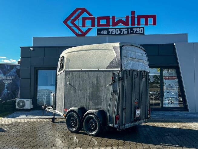 przyczepa do koni Bockman faktura VAT 2 konna 2000kg używana
