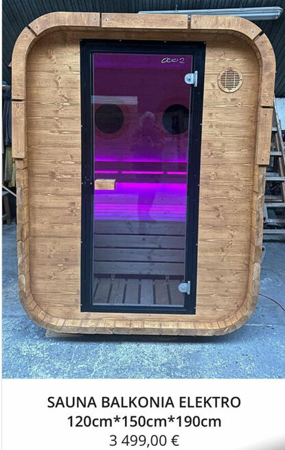 Domek Sauna ogrodowa Cubik Mini 150 x 150 cm