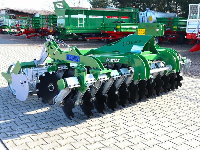 Brona talerzowa 3,0m ASTAT Tolmet fi 560 wał daszkowy