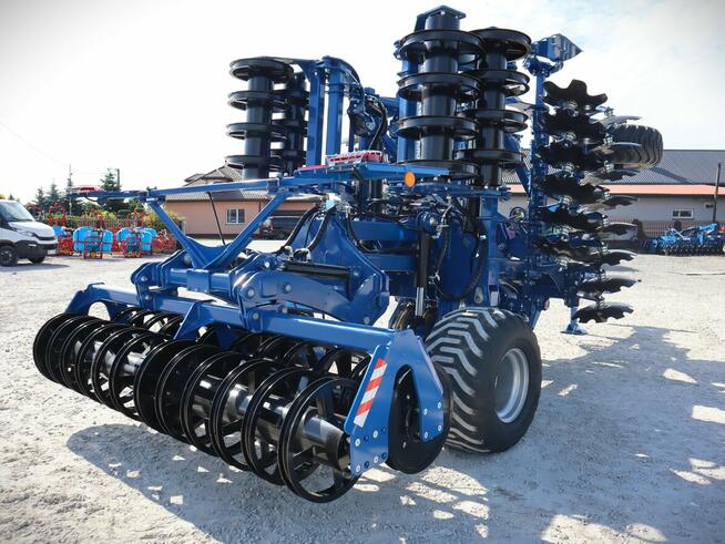 Brona talerzowa 4.5m 5.0 Ciężka U652 Ciągana na wózku