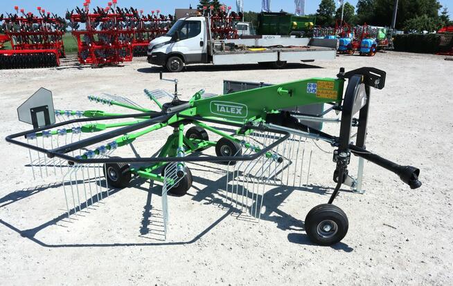 Zgrabiarka Karuzelowa TALEX Spyder 4,2m WOM kółko kopiujące
