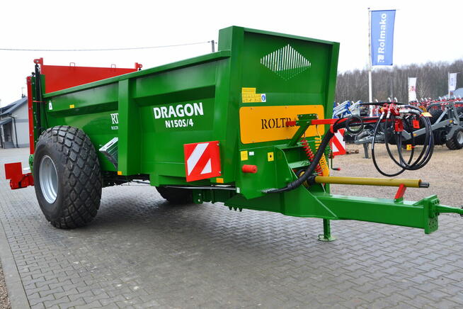 ROZRZUTNIK obornika skorupowy ROLTRANS 8 t DRAGON Pronar