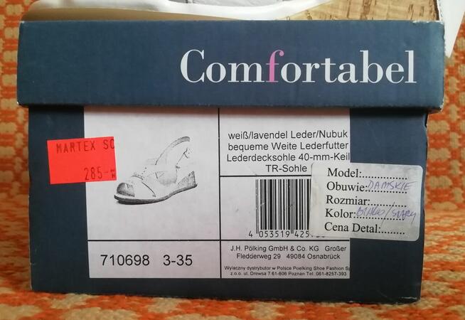 Buty damskie–letnie–skóra naturalna (rozm„35”) nieużyw.110zł