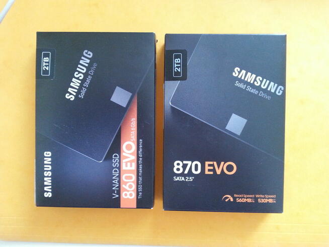 Nowy dysk ssd - Samsung 850 evo- 500gb.