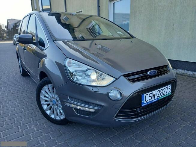 Ford S-Max 2.0Tdci 7-Foteli Skóry Navi Ledy Bi-Xenon Panorama Serwis ASO Jak Nowy