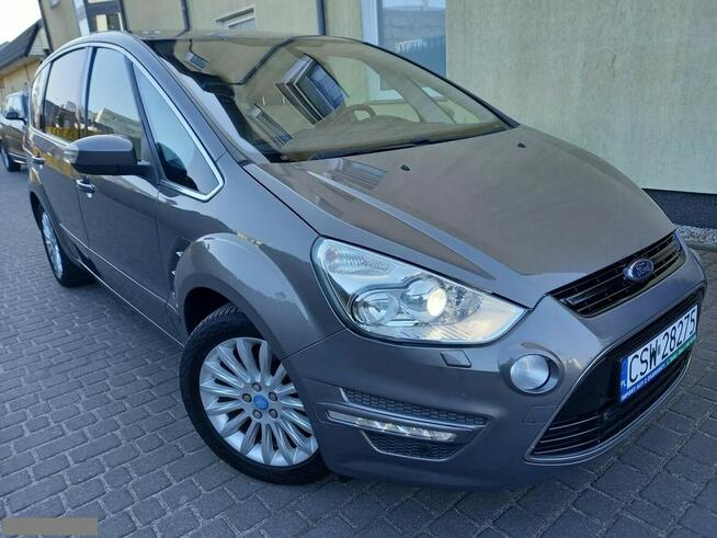 Ford S-Max 2.0Tdci 7-Foteli Skóry Navi Ledy Bi-Xenon Panorama Serwis ASO Jak Nowy