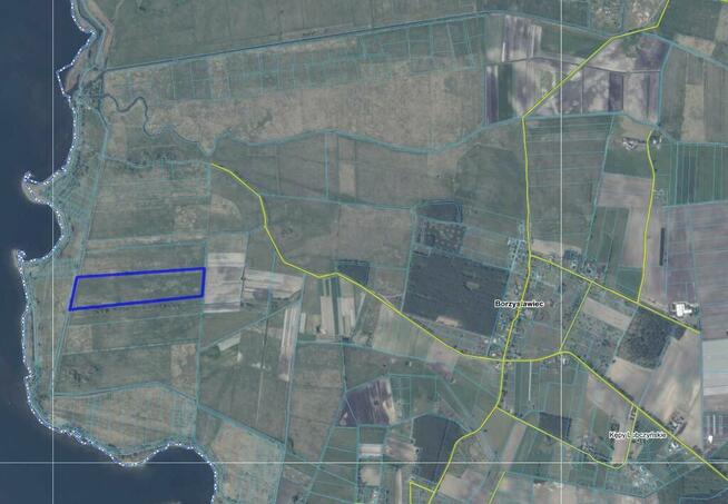 Działka rolna niezabudowana Komarowo nad jeziorem