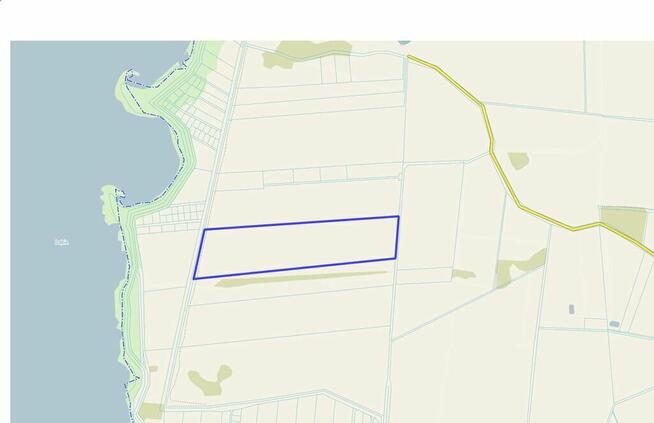 Działka rolna niezabudowana Komarowo nad jeziorem