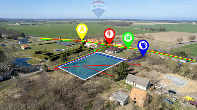 Działka w Śmiechowie 2700 m2 z WZ!