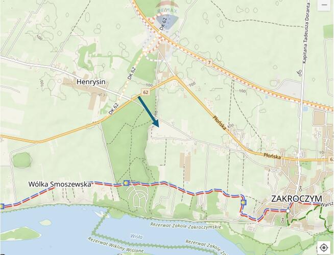 Działki budowlane przy terenach spacerowych Wisły