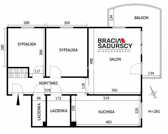 Mieszkanie Kraków Prądnik Biały, Chełmońskiego