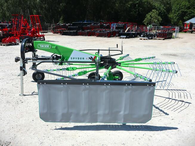 Zgrabiarka Karuzelowa TALEX Spyder 4,2m WOM kółko kopiujące