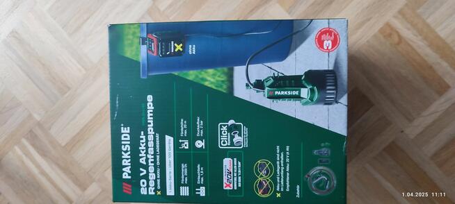 Akumulatorowa pompa do wody parkside