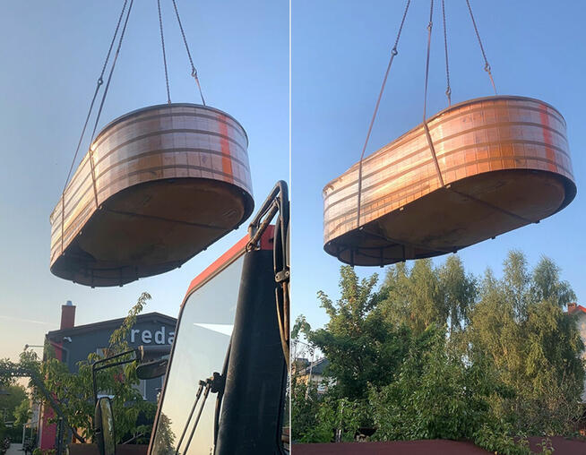 Basen wolnostojący Basen ogrodowy Basen domowy KRETA 3,7x2,1