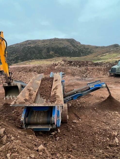 Usługi Wynajem Kruszarka/Przesiewacz Kruszenie Betonu Gruzu