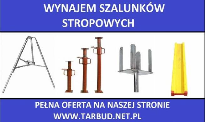 Stemple bud., dźwigary, trójnogi, głowice-sprzedaż, wynajem