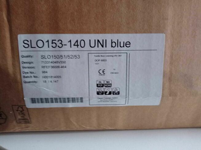 Wykładzina w płytkach Carpet Concept SLO 153-140 Uni Blue