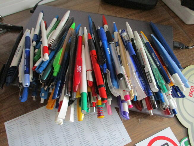 Długopisy kolekcja