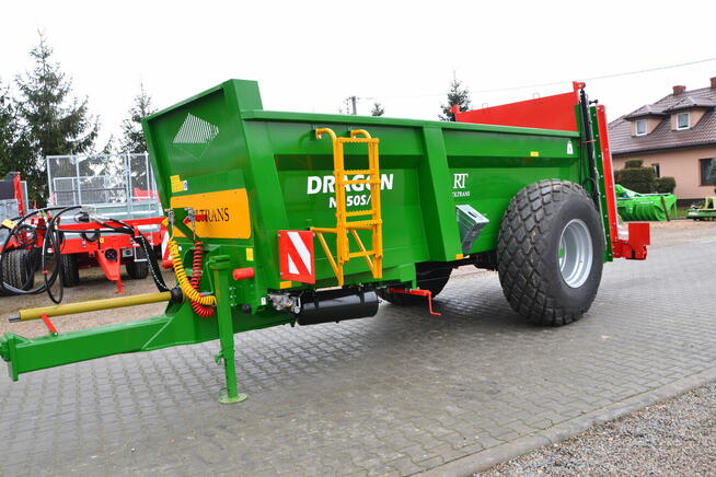 ROZRZUTNIK obornika skorupowy ROLTRANS 8 t DRAGON Pronar